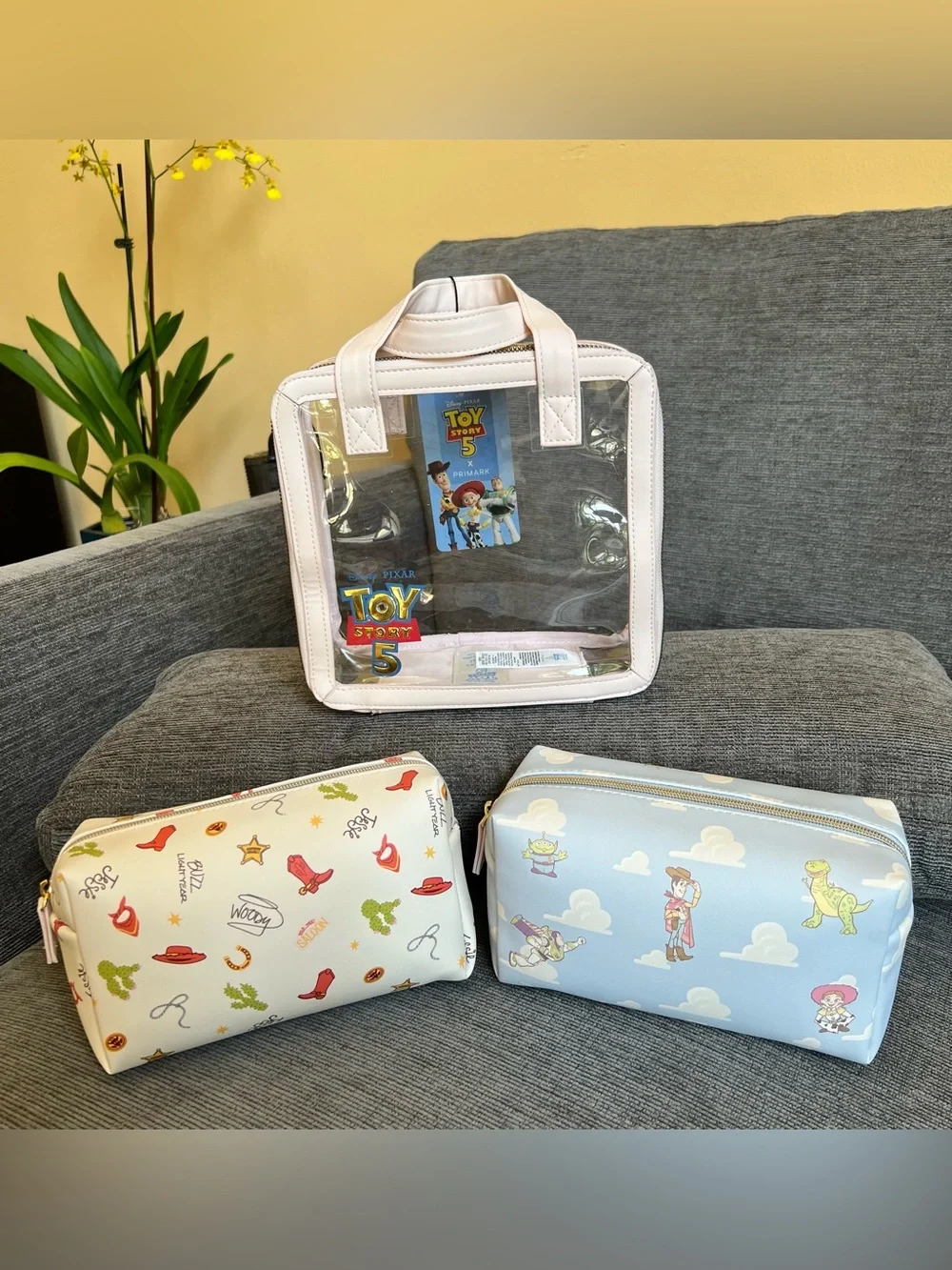 Toy Story 3pc Makeup Bag Set